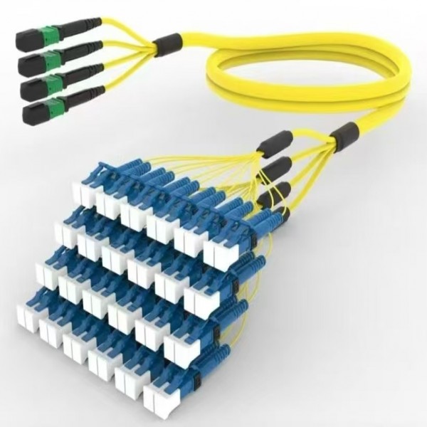 MTP MPO 12 16 24 36 48 Fiber Armored Optical Fiber Cable